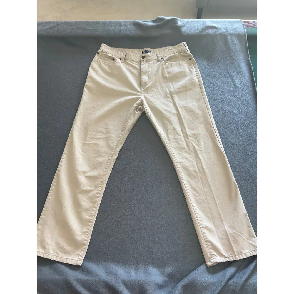 Lot of 2‎ Men’s Pants 36x30 Lucky Brand Jeans, Nautica Khaki Spinnaker,Straight